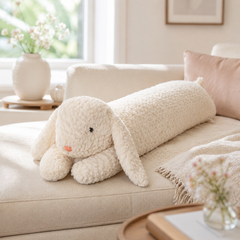 ** GỐI ÔM THỎ TRẮNG SIZE 90CM