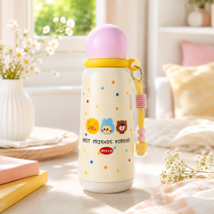 ** Bình giữ nhiệt gấu trúc/cún nắp tròn 460ml