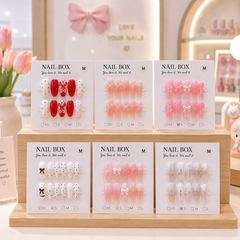 ** Nail box tiểu thư nhiều kiểu kèm dũa + keo