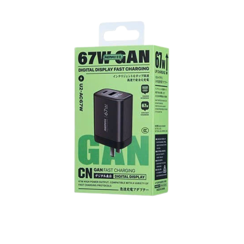 Cóc sạc Remax U2 1U 1C 67W