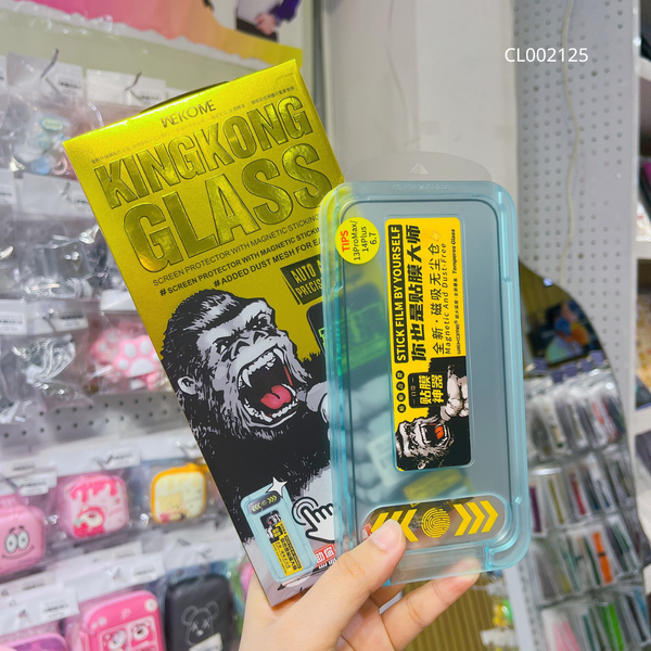 Dán cường lực iPhone 17 Pro chống nhìn trộm Kingkong tự dán