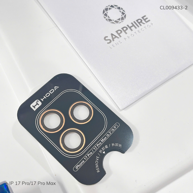 ** Dán cường lực Camera mắt rời iPhone 17 Pro/17 Pro Max Hoda