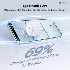 [C] Cóc sạc Baseus FN22 1C 30W