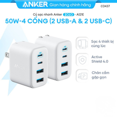 [C] ** Cóc sạc Anker Zolo A121E 2U 2C 50W