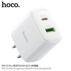Cóc sạc Hoco DMC5 Plus 1U 1C 20W