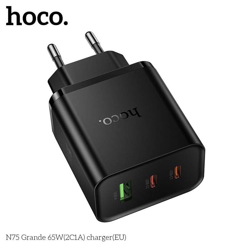 Cóc sạc Hoco N75 1U 2C 65W