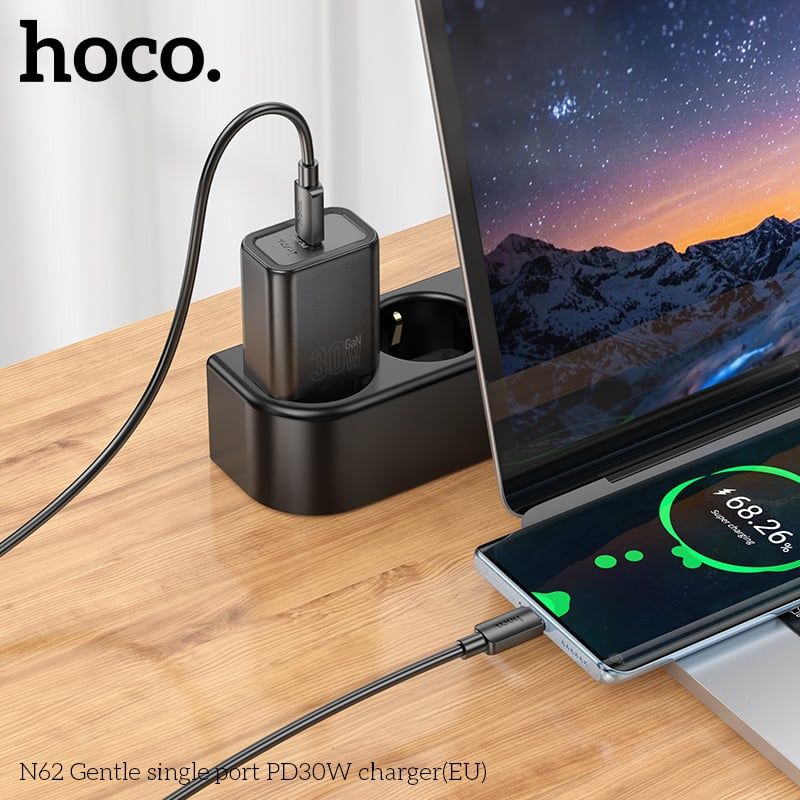 ** Cóc sạc Hoco N62 1C 30W