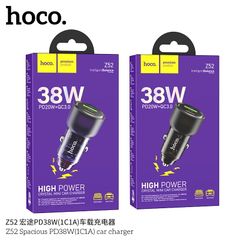 [C] ** Sạc xe hơi Hoco Z52 1U 1C 30W