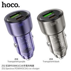 [C] ** Sạc xe hơi Hoco Z52 1U 1C 30W