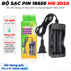 ** Sạc pin MS202 18650