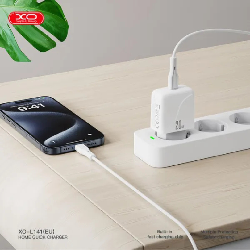 Bộ sạc Type C to Lightning XO l141 20W