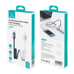 Cáp Type C to Lightning Usams SJ757 30W 1.2m