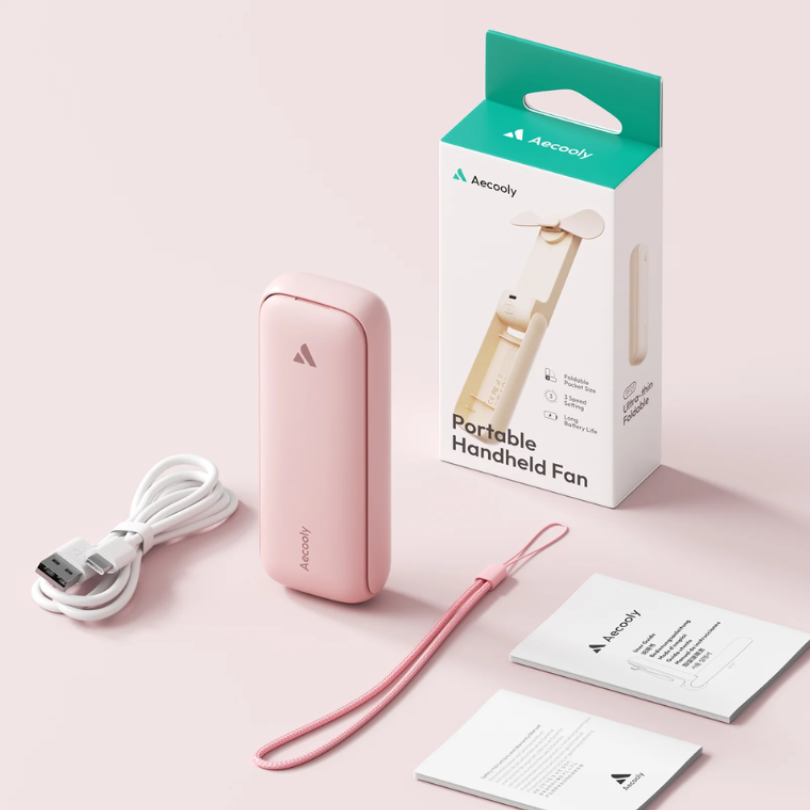 [C] ** Quạt cầm tay AECOOLY PF01 2.000mAh