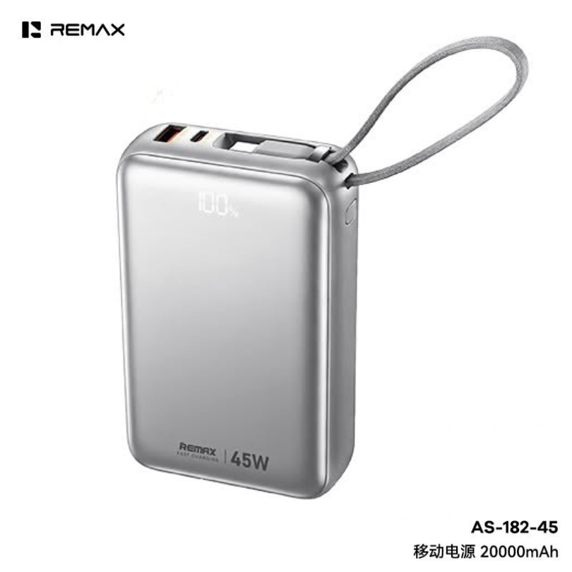 [C] Pin dự phòng Remax AS182-45 20.000mAh 45W