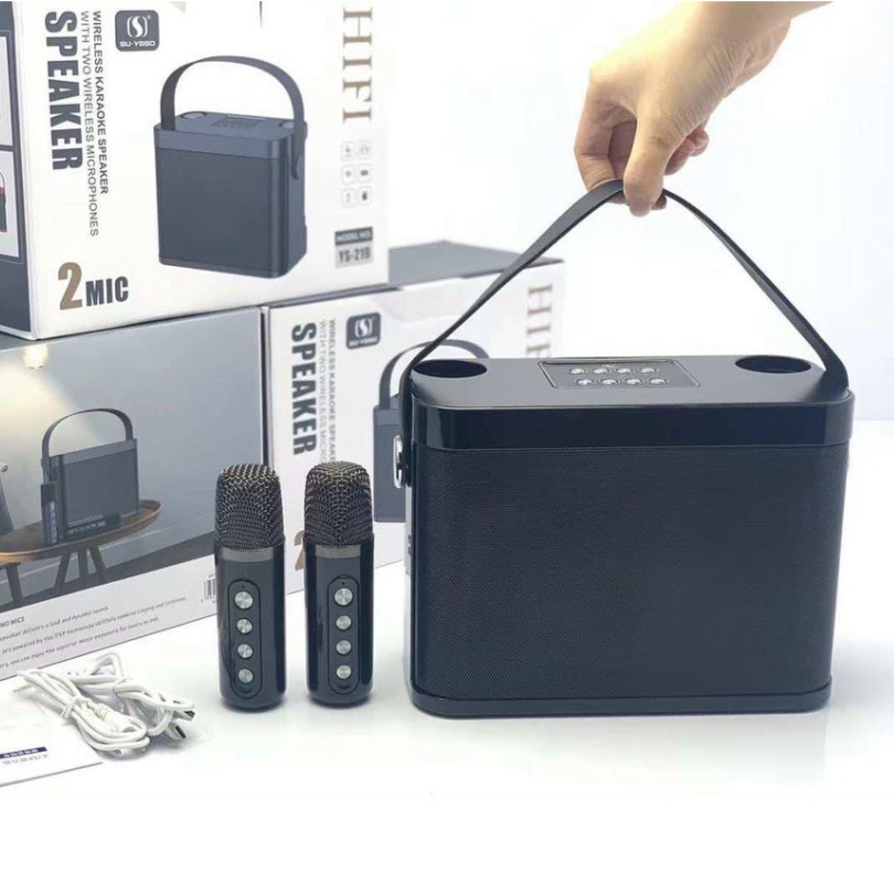 ** Loa kèm 2 mic YS219
