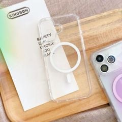 [C] ** Ốp iPhone 12 6.1 Kingbon trong Magsafe viền dẻo BVC
