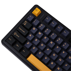 ** Bàn phím cơ Aula F75 Đen xanh đậm cam, Pink Switch