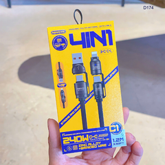 ** Cáp 4 in 1 Remax C1 240W 1.2m