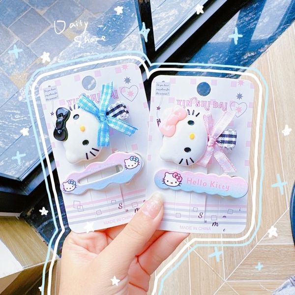 ** Set 2 kẹp kitty đầu to