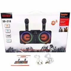 ** Loa Bluetooth kèm 2 mic SD218