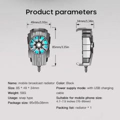 Quạt tản nhiệt điện thoại G6