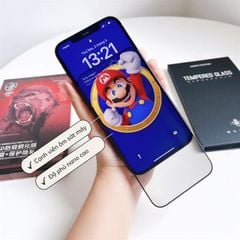 [C] Dán cường lực iPhone 12/12 Pro 6.1 chống nhìn trộm KONG - test