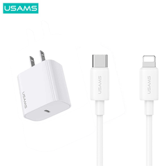 ** Bộ sạc Type C to Lightning Usams CC228 20W