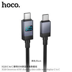 Cáp Type C to Type C Hoco X118 60W 1m