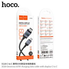 Cáp Type C to Type C Hoco X118 60W 1m