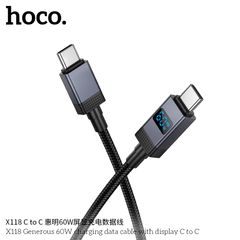 Cáp Type C to Type C Hoco X118 60W 1m