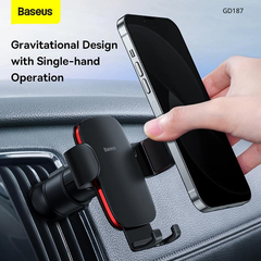 [C] ** Giá đỡ xe hơi Baseus Metal Agell Gravity