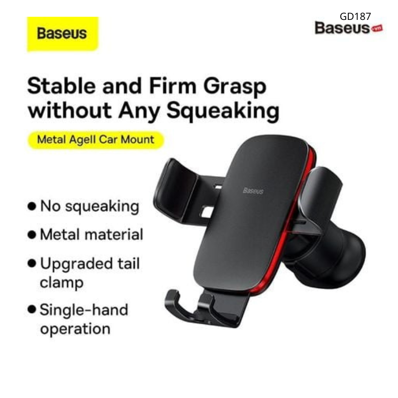 [C] ** Giá đỡ xe hơi Baseus Metal Agell Gravity