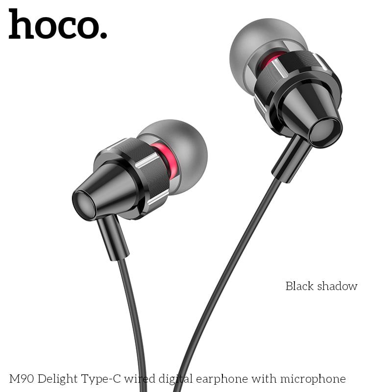 [C] Tai nghe dây Hoco M90 cổng Type C