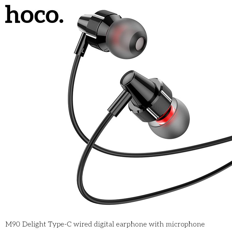 [C] Tai nghe dây Hoco M90 cổng Type C