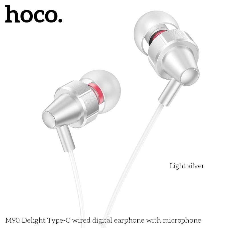 [C] Tai nghe dây Hoco M90 cổng Type C