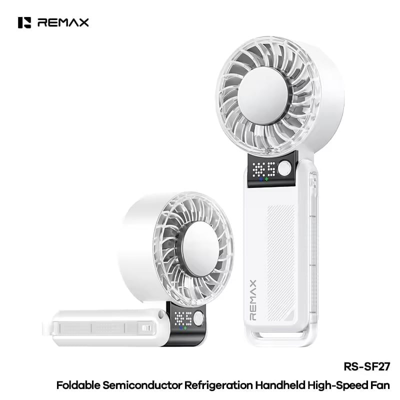 [C] ** Quạt cầm tay sò lạnh Remax SF27 4.000mAh