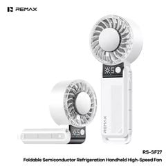 [C] ** Quạt cầm tay sò lạnh Remax SF27 4.000mAh