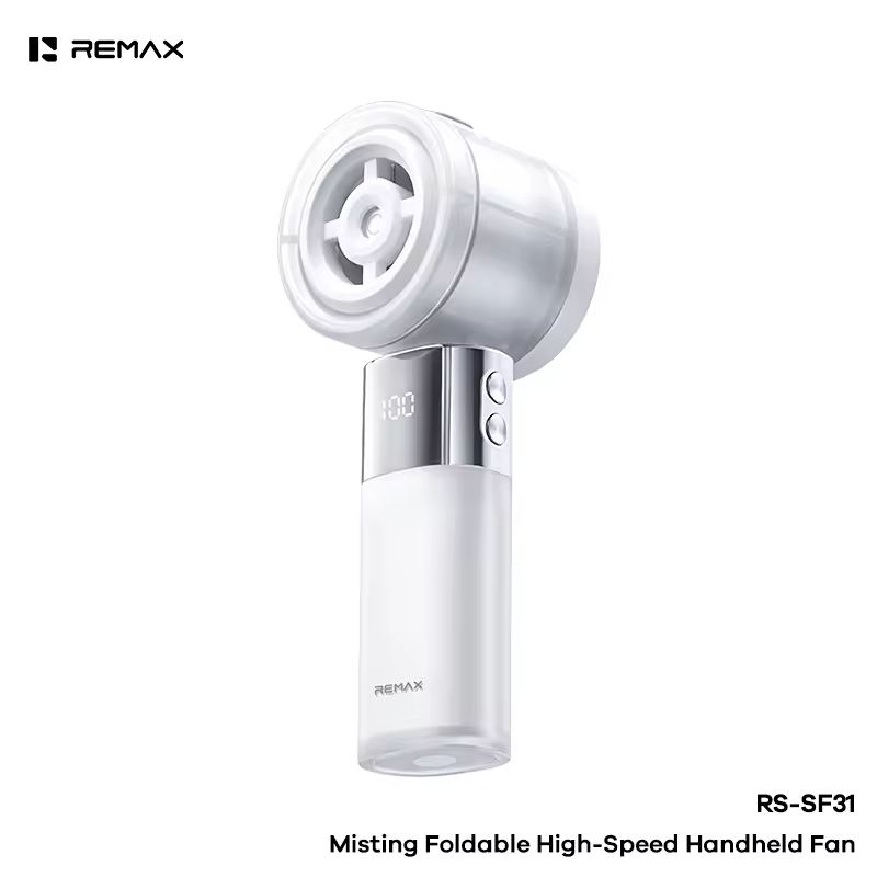 [C] ** Quạt cầm tay phun sương Remax SF31 4.000mAh