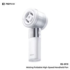 [C] ** Quạt cầm tay phun sương Remax SF31 4.000mAh