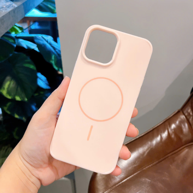 ** Ốp IP 15 Pro Max Silicon magsafe chống bẩn