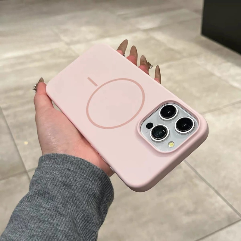 ** Ốp IP 14 Pro Silicon magsafe chống bẩn