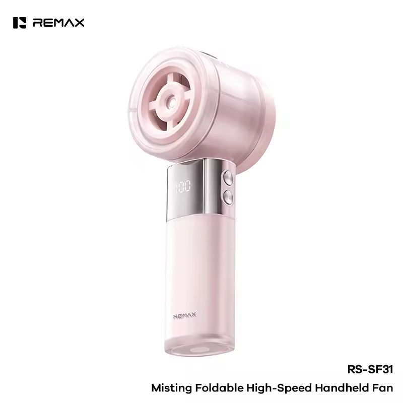 [C] ** Quạt cầm tay phun sương Remax SF31 4.000mAh