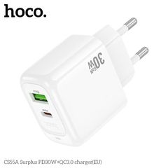 Cóc sạc Hoco CS55A U C 30W