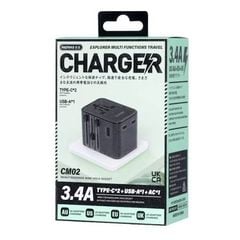 [C] ** Cóc sạc du lịch Remax CM02 1U 2C