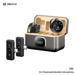 [C] Micro cài áo Remax K22 2 Mic