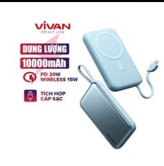 [C] ** Pin dự phòng không dây Vivan VPB-W13 kèm dây