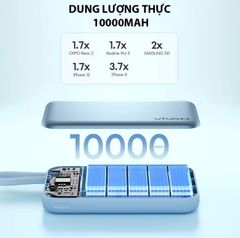 [C] ** Pin dự phòng không dây Vivan VPB-W13 kèm dây