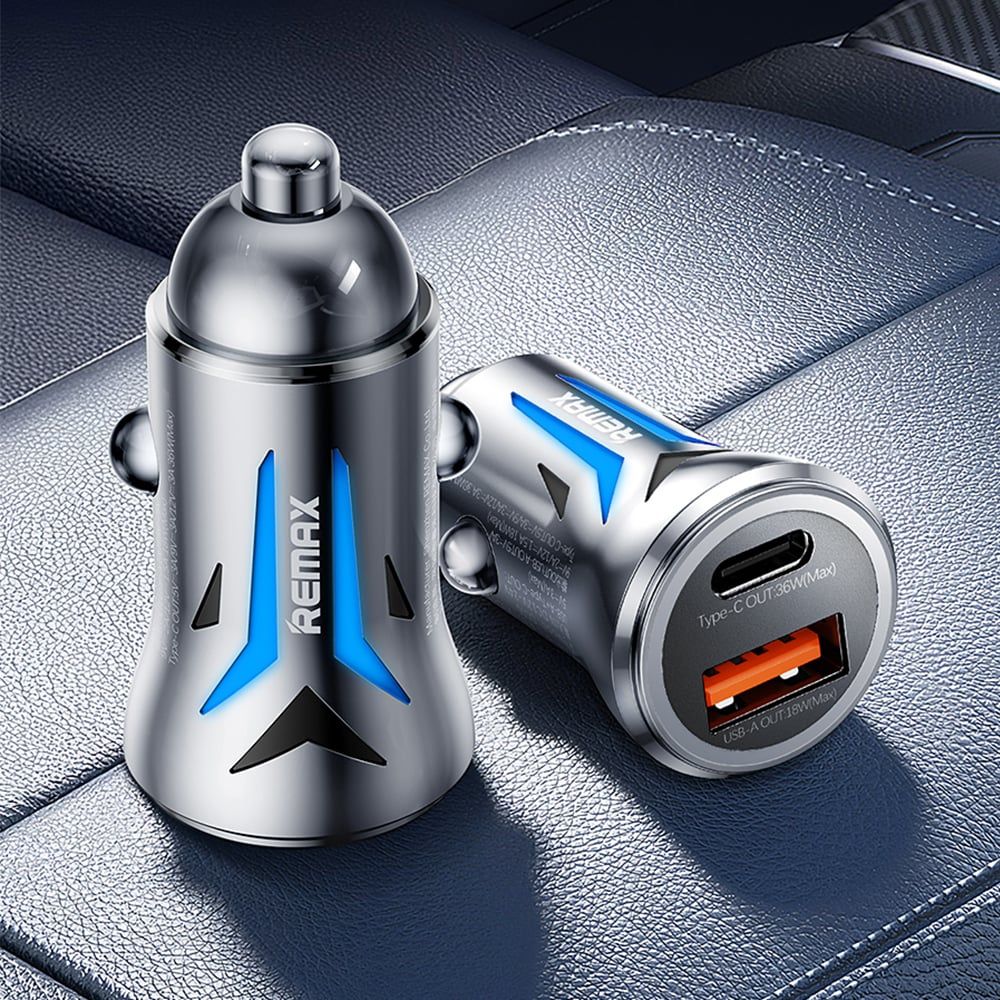 Sạc xe hơi Remax CC06 1U 1C 36W có Bluetooth