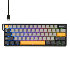 ** Bàn phím cơ có dây Aula WIN60HE MAX Đen xám vàng, Wing Chun Magnetic Switch