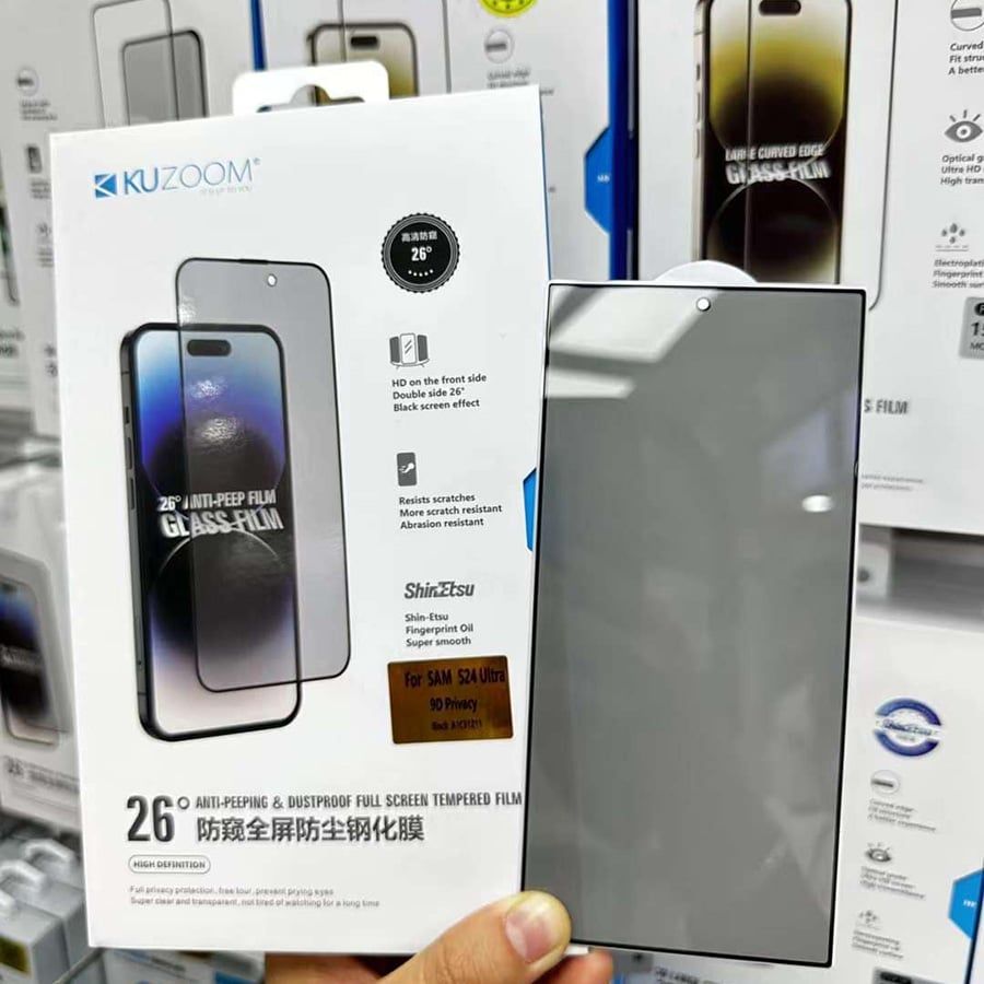 Dán cường lực Samsung S25 Ultra Kuzoom chống nhìn trộm